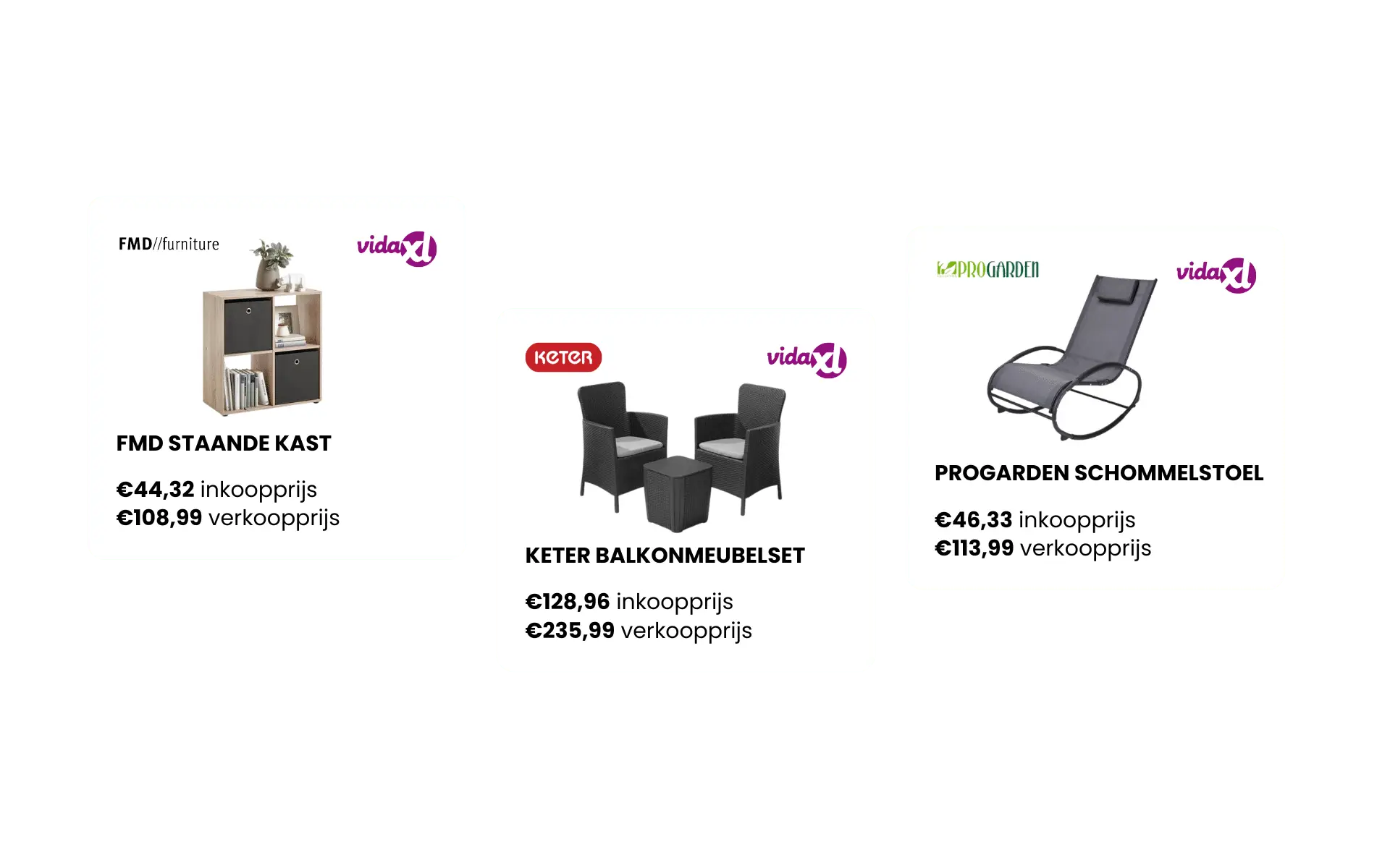meubels dropship assortiment