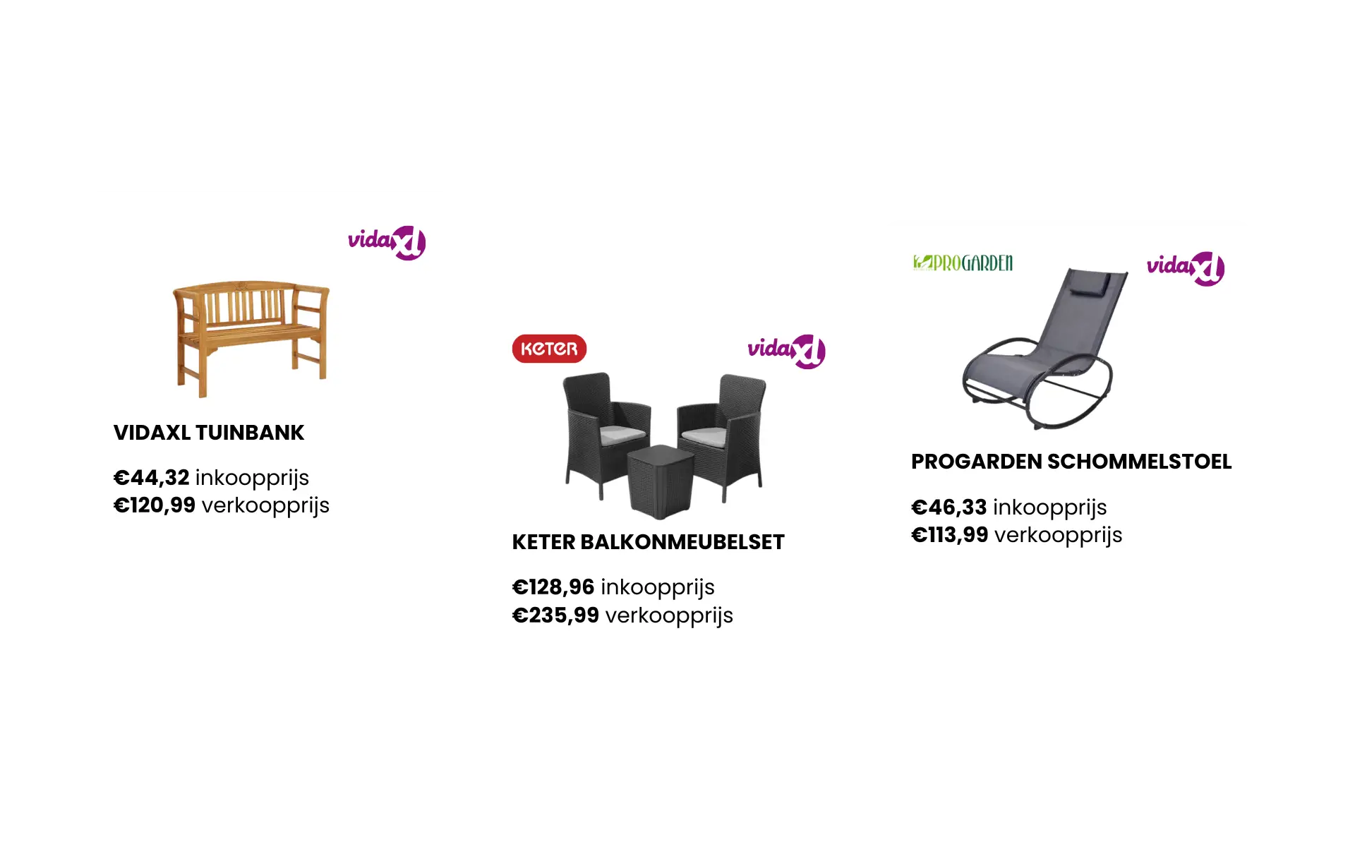 best verkopende tuinmeubelen dropshippen
