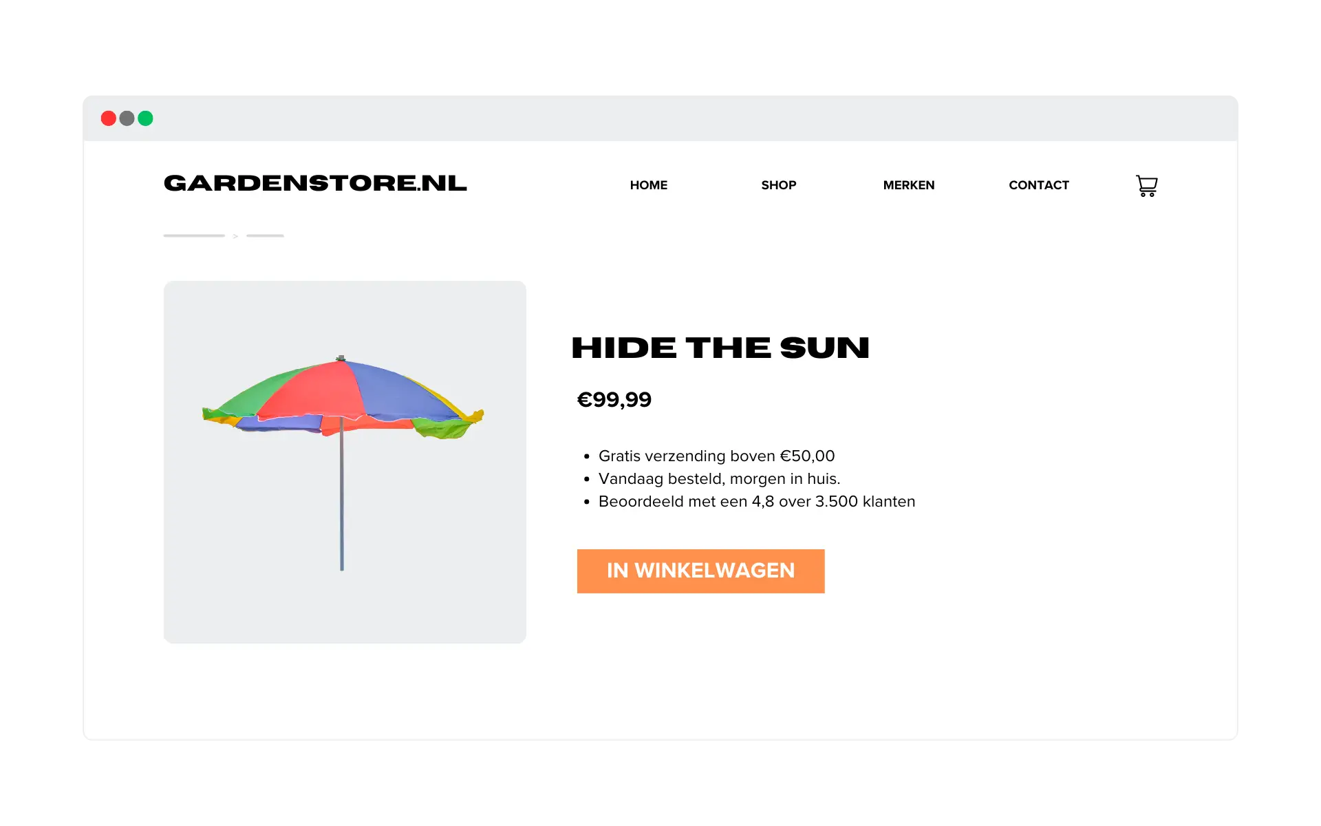 dropshipping webshop tuinmeubels