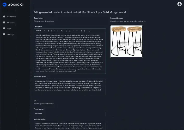 generate content 1