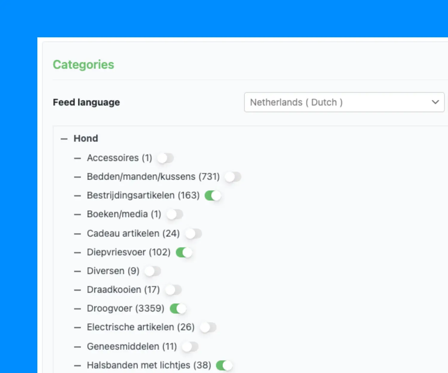 van der meer categorieen
