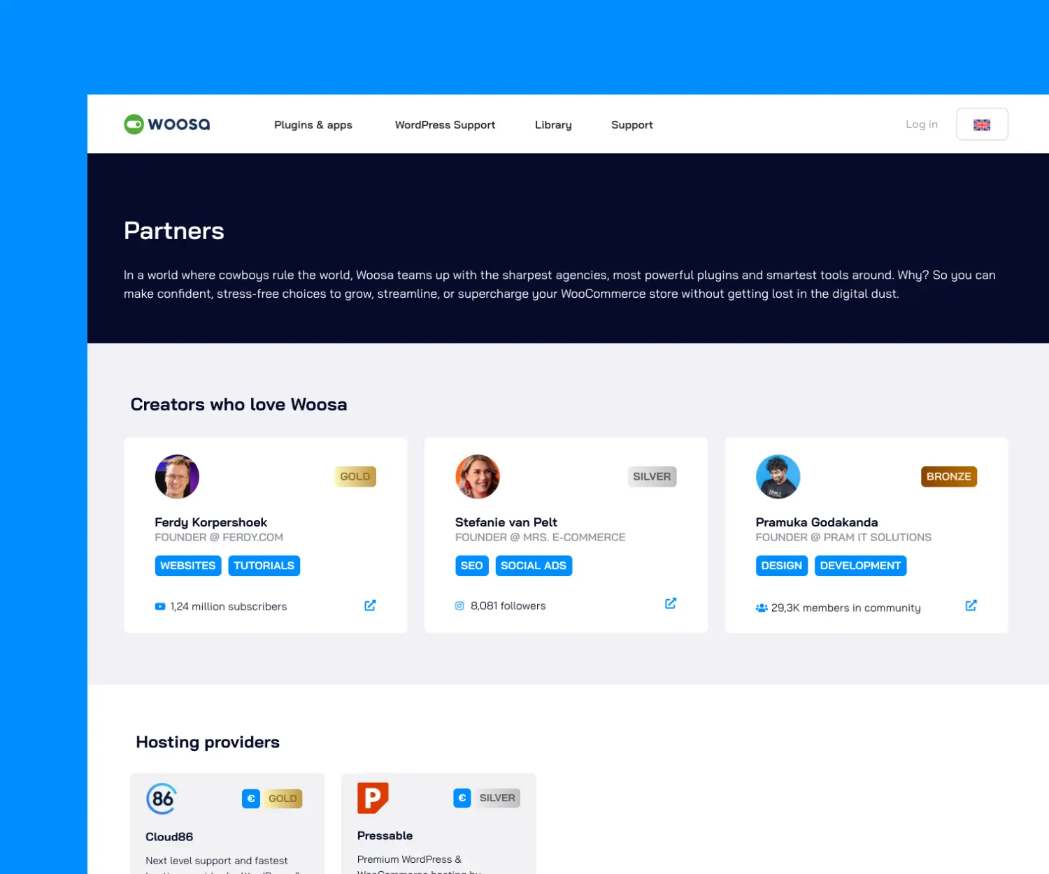 partner program page
