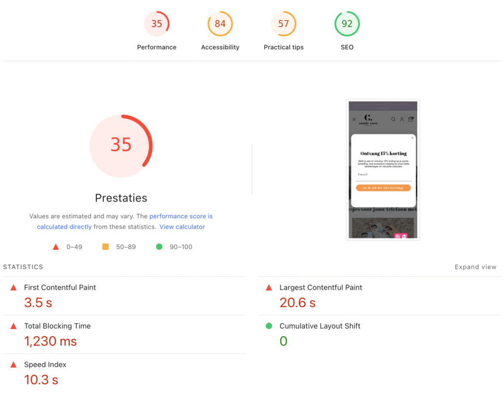 candycase shopify mobile