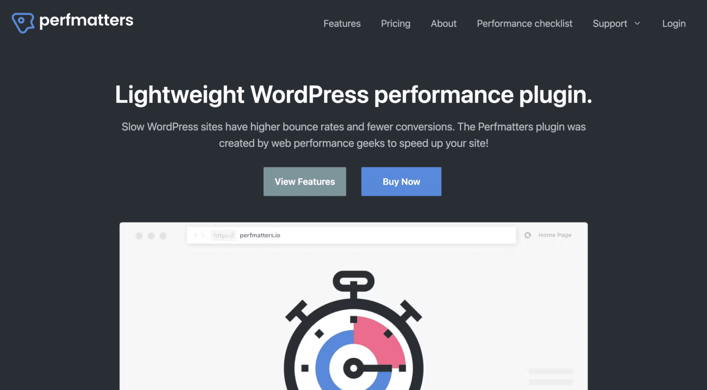 perfmatters beste wordpress performance plugins