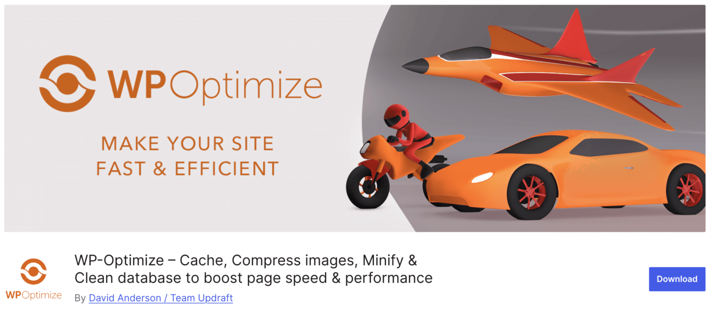 wp-optimize beste wordpress performance plugins
