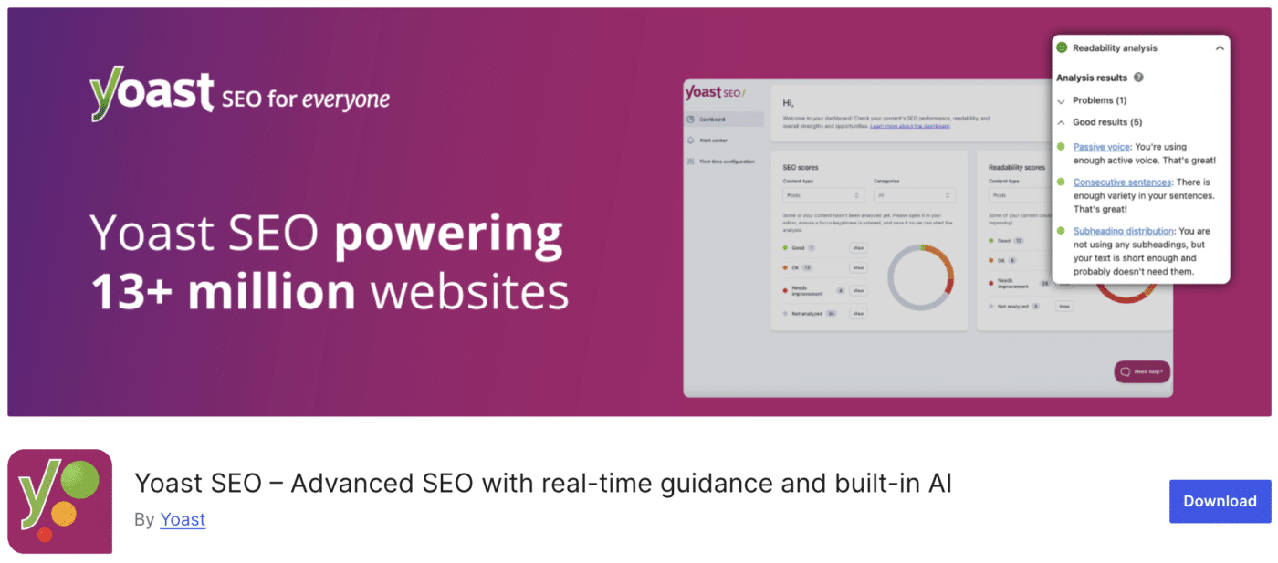 yoast seo beste seo plugin voor wordpress